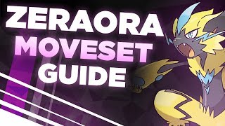 Zeraora Moveset Guide! How to use Zeraora! Pokemon Ultra Sun and Moon! w/ PokeaimMD!