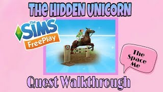 Sims Freeplay - The Hidden Unicorn Quest walkthrough