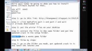 How to download worms ultimate mayhem for FREE