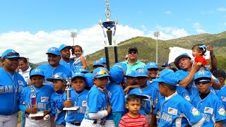 Premiación Campeonato de Beisbol infantil "A" en Ocotal Nueva Segovia, Campeón Managua