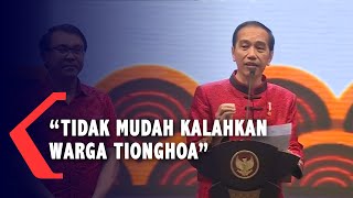 Jokowi Puji Keuletan dan Kesuksesan Warga Tionghoa Dalam Berbisnis