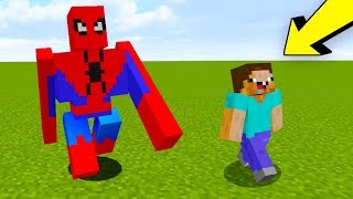 НУБ ПРОТИВ ЧЕЛОВЕК ПАУК В МАЙНКРАФТ! КАК ВЫЖИТЬ НУБУ? СЕКРЕТ В MINECRAFT? ЗАЩИТА НУБА! МУЛЬТИК