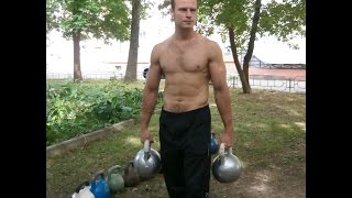 Подъем гири 40 кг. 140 раз за 5 мин.Jerk gira (KB) 40 kg. 140 reps in 5 min.