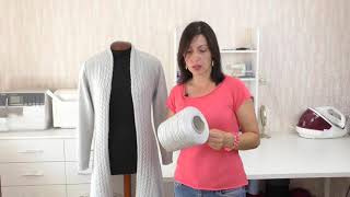 Кардиган " каскад" на вязальной машине .  Cardigan on а knitting machine  . Часть 1