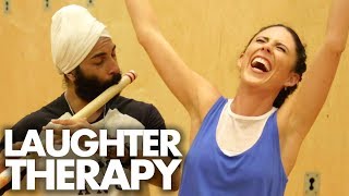 Trying LAUGHTER Yoga! (Beauty Trippin)
