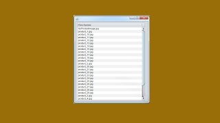 Java - Populate A Jtable With A List Of Files Names From Resource Folder [ with source code ]