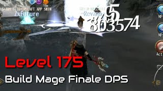 Toram Online - Build Mage Finale DPS | level 175 | Test on High Deff Boss
