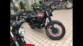 エストレヤ　1995 Kawasaki ESTRELLA RS　カフェスタイル　滋賀県　1995 カワサキ・エストレヤRS　2011 ホンダ CB400 スーパーフォア