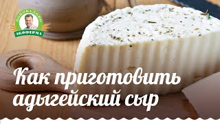 Как сделать адыгейский сыр в домашних условиях.  Рецепт