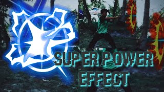 Cara buat video super power effect | power fire effect | fire effect video
