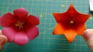 Цветы из бумаги: лилия и вьюнок оригами по одному мастер-классу. Origami flowers