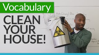 Learn basic English vocabulary for cleaning your house