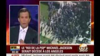 Michael Jackson annonce de sa mort en direct