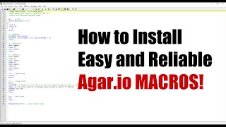 ALL Agar.io Macros/Hotkeys for PC! Fast W feed, doublesplit, quad split, and line split