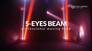 Light4Me 5-eyes Beam Moving Head 5x10W CREE LED RGBW