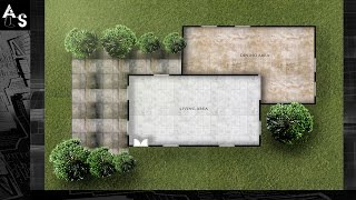 Floor plan in photoshop