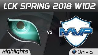 KDM vs MVP Highlights Game 2 LCK Spring 2018 Kongdoo Monster vs MVP by Onivia