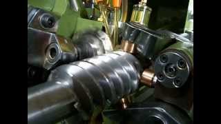 Worm / Screw high precision automatic thread rolling cutting machine