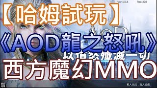 【哈姆手游試玩】《AOD龍之怒吼》西方魔幻MMORPG