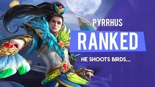 ?️ HE NOW SHOOTS BIRDS!! | HEROES EVOLVED - PYRRHUS BUILD | QUETZAL ZEALOT SKIN | RANKED GAMEPLAY