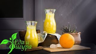 Освежающий лимонад из апельсинов и лимона с киви. Рецепт от Еда и Фигура.