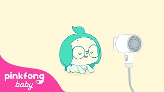 Sonidos Relajantes del Secador de Pelo l Pinkfong & Hogi | Ruido Blanco para Dormir l Pinkfong