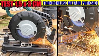 lidl tronçonneuse à métaux parkside parkside pmts 180 a1 test acier Metal Grinder Trennschleifer