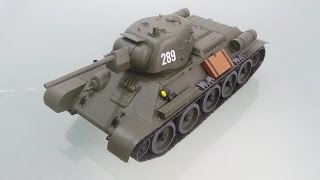 Сборка модели советского танка Т-34/76 Tamiya 1/35.
