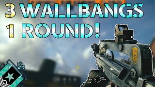 3 WALLBANGS 1 ROUND - Rainbow Six Siege Console Diamond