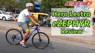 Hero Lectro eZephyr e-bike Review | Hindi | MotorOctane