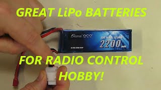 Gens ace LiPo Battery Pack 2200mAh 14.8V 25C 4S with Deans T Plug
