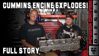 Cummins Engine Explodes on the Track - Full Story | Power Driven Diesel