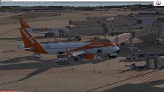 SIX MILLIONS HOURS IVAO EVENTS| A320 Easyjet Aerosoft | LEMD-LFBO | Prepar3D v4.5