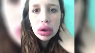 прикол надули губы