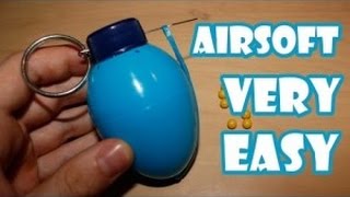 How to Make -Как сделать взрывающию гранату из киндр сюрприза