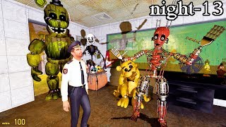 АНИМАТРОНИКИ ПУГАЮТ ОХРАННИКА FNAF 3 COOP В ГАРРИС МОД ► Garry's Mod