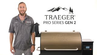 Traeger Gen 2 Pro Series Wood Fired Pellet Grill Overview | BBQGuys.com