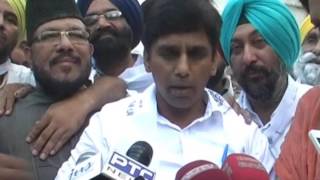 Naresh Yadav Attacking on Badal Government After Getting Bail at Sangrur