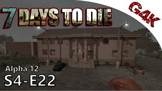 Raiding the Police Station | 7 Days To Die Alpha 12 Gameplay | S04-E22