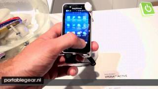 Sony Ericsson Xperia active hands-on