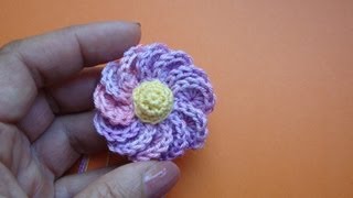 Вязаный крючком цветок Урок 43 Сrochet flower pattern for free