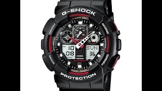 Самые неубиваемые часы Casio G-shok ga100 часть 1