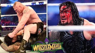 10 Cosas Que No Sabias De Brock Lesnar vs Roman Reigns Wrestlemania 34