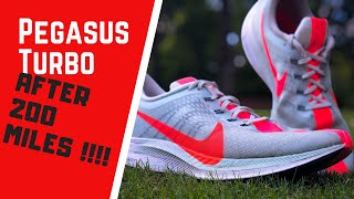 Pegasus Turbo After 200 Miles!!! | How has Zoom X held up...