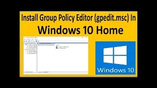 How to Fix gpedit.msc Missing in Windows 7,8,8.1 and 10