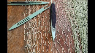 ➤ Вязание рыболовной сети. Как связать сетное полотно своими руками. Сеть для разного применения.