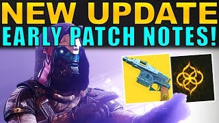 Destiny 2: NEW UPDATE INFO! Escalation Weapons, New Exotic Catalyst, & More!