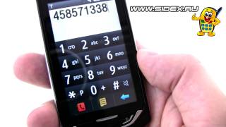 Sidex.ru: Видеообзор Samsung Monte S5620 (rus)