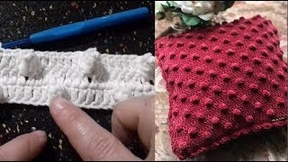 Декоративная подушка крючком