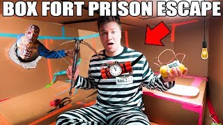 24 HOUR BOX FORT PRISON ESCAPE!! ??  ZOMBIE PRISON ESCAPE